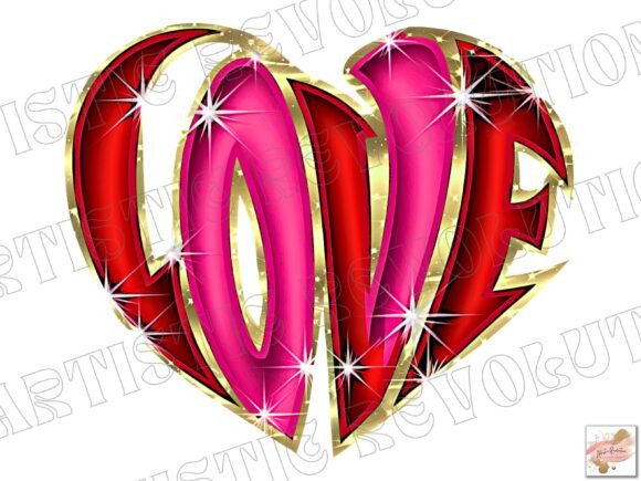 Glitter Valentine PNG: Elevate Your Designs with Sparkle