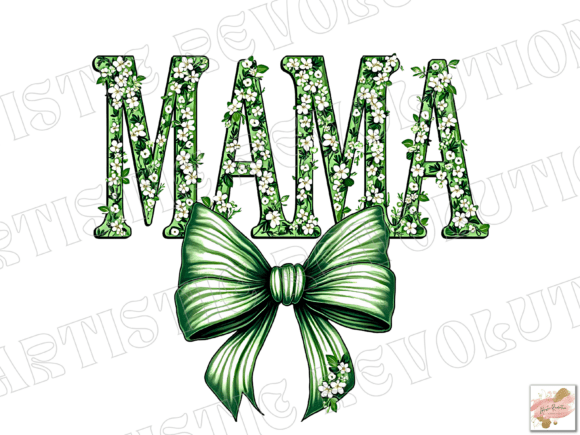 Green Floral Coquette Mama Png: Elevate Your Creative Designs