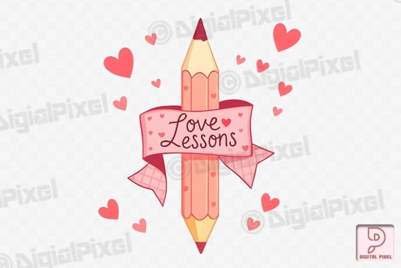 Valentine Teacher Love Lesson PNG: A Designer's Creative Asset