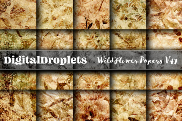 Wild Flowers Papers Vol. 47 | A Designer's Gothic & Vintage Textured Collection