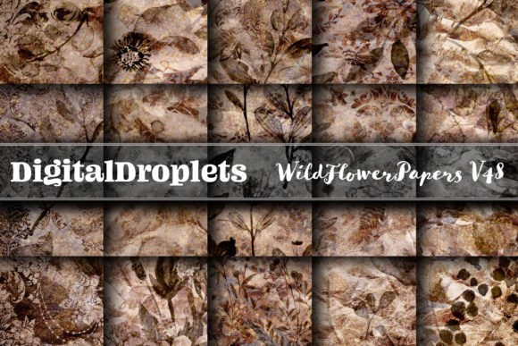 Wild Flowers Papers Vol. 48 | Collection: Elevate Your Designs