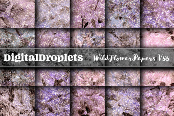 Wild Flowers Papers Vol. 55: A Designer's Textured Collection